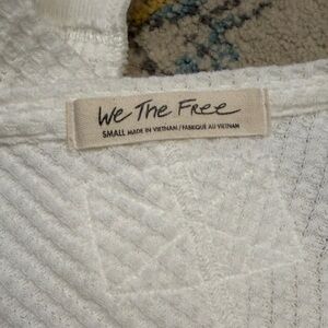 We The Free Textured Cream Sweater